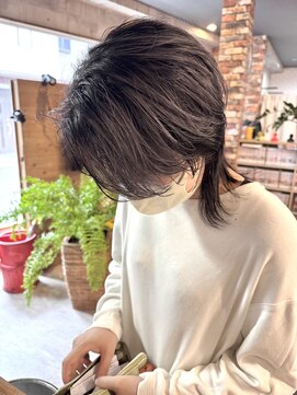 ルーナヘアー(LUNA hair) アンブレラカラー ウルフ レイヤーカット ブリーチ 10代20代30代