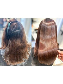 髪質改善ストレート×ULTOWA×ReFaファインバブルで、うる艶な美髪を実現♪ [髪質改善/銀座/東銀座/有楽町]