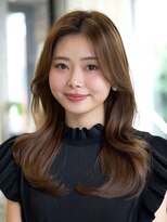 エインアンリー 明治神宮前(AIN.ANLY.) アッシュベージュくびれヘアモテ髪デザインカラー