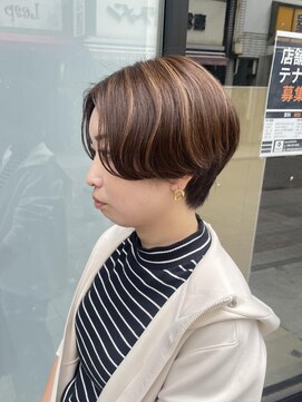 フェイス 石川町 (FACE) ショート×ボブ×ハイライトカラー×ベージュカラー×横浜