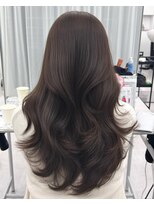 アマトウキョウスマートサロン(AMA TOKYO×Smart Salon)&nbsp;韓国ヘア　透明感カラー　チョコレートブラウン