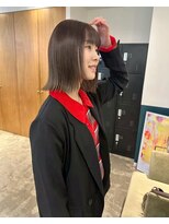 ヘアーブレイス(hair brace) 千葉駅/着物ヘア/大人ガーリー/ダークアッシュ/似合わせカット