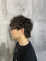 メゾンフォーメン(Maison for men)&nbsp;マッシュウルフ×波巻きパーマ