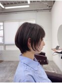 ショートボブ/丸みシルエットショート/大人可愛いショートヘア