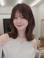 アンアミ オモテサンドウ ザ ツー(Un ami omotesando THE2)&nbsp;ミディアム/ミディアムボブ/くびれヘア/ボブ/レイヤーカット
