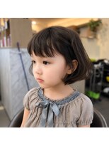 アンサ 長岡天神店(ANSA)&nbsp;【天使の可愛さ】あごラインのぷつっとミニボブ＊キッズカット