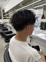 テンション(tension)&nbsp;メンズシャドウパーマテーパーフェード札幌駅大通駅バスセンター