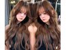 赤みも消せます!カット+透明感カラー+リンケージトリートメント ¥11000