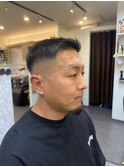 スキンフェード ×ショートフェザーアップ