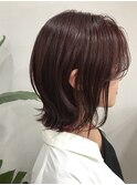 【ALIUS 池袋 小川】ピンク×丸みくびれボブ
