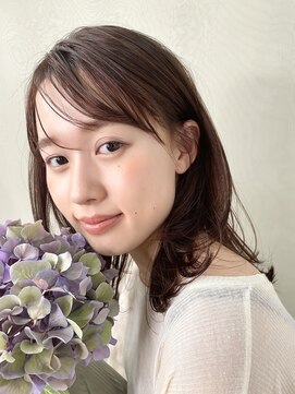 クオート(quoit) 【quoit】シースルーバング☆エアリーミディ( 堀江/四ツ橋 )θ