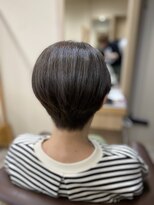 ヘアサロンアンドヘアメイクディー(hair salon hair make D)&nbsp;仙台D　お悩み改善×刈り上げマッシュボブ×ショートstyle