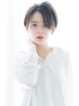 クシュ 所沢西口プロぺ通り(kusyu... ) ペールベージュセクションカラーグラデーションカラー外ハネボブ