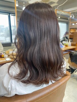 アンククロス 表参道(ANKH CROSS) ブリーチなしオリーブベージュ