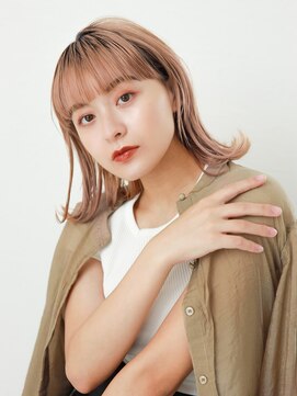 テトテ 門戸厄神店(tetote) 【tetote門戸厄神店】外ハネボブ 透明感 プラチナベージュ