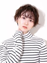 ヨファ ヘアー(YOFA hair)&nbsp;イメチェンパーマ#ダークアッシュショート0106