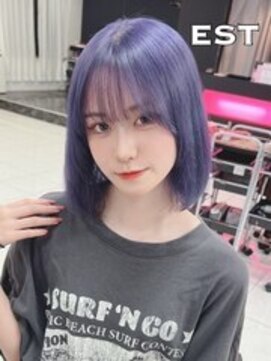 エスト 大阪梅田(EST) ブリーチカラー+馴染ませカット