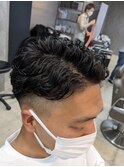 ショートヘア×リバースパーマ
