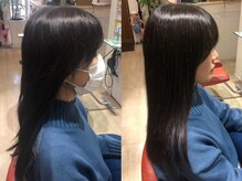 ヘアーサロン ダダ(hair salon DaDa)の雰囲気（美髪矯正ハウオリのbefore（左）after（右）です◎）