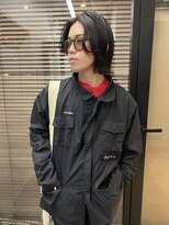 ヌープヘアーアイス(NUUP.hair ici) 爽やかナチュラルパーマセンターパートボブ