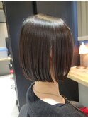 切りっぱなしボブ
