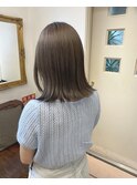 【Lomalia渋谷】ブリーチなしオリーブベージュ シアーカラー