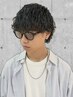 【men's人気No.3】men'sカット＋波巻きパーマ ￥13000～
