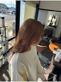 ブリーチ1回で作るミルクティーカラー
