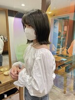 ソピ バイ インビテーション(sopi by invitation) NAKAMURA#215 切りっぱなしボブ/オリーブグレージュ