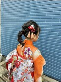 七五三ヘア