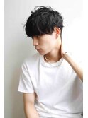 無造作×黒髪で魅せる、ナチュラルマッシュスタイル【高円寺】