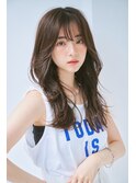 韓国風美髪くびれミディアムレイヤー