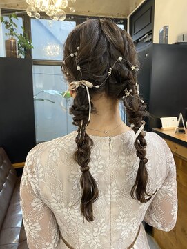 ステア メゾン(stir maison) ツイン編みおろしアレンジ/MIKU