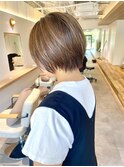 くびれショート◎30代40代50代/白髪ぼかし/白髪ぼかしハイライト