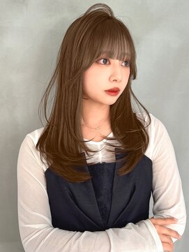 ロンド ジュルード 名古屋(Lond jeloud) 高すぎない大人ナチュラルレイヤー 前髪カット 髪質改善