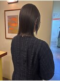 〈浅草 半個室〉スリークボブ/オリーブグレー