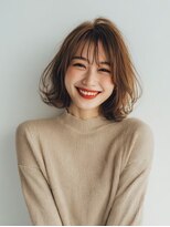 レリーオーファ 六甲(RelyOfa)&nbsp;外ハネミディ×似合わせ[六甲/髪質改善/白髪ぼかし]