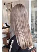 ラグーン(LAGOON)&nbsp;ホワイトミルクティーベージュ/バレイヤージュ/ケアブリーチ