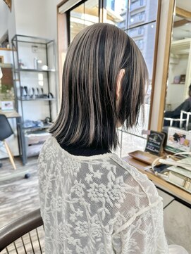 ラウラアンドロー(LAURA&RO) ミルクティーベージュダブルカラーインナーカラーケアブリーチ