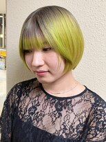 モリオフロムロンドン 原宿本店(morio from London)&nbsp;【morio原宿】ルーツカラーダブルカラーグリーンカラー