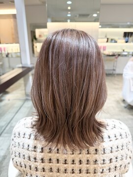 ペールラベンダーハイライト