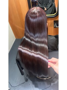 圧倒的艶髪×ピンクブラウン