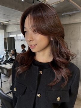 ナループロアボタン(Nalu pu loa BOTAN) 海外風レイヤーカット/海外レイヤー/バタフライレイヤー