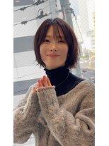 ビーハイブ 仙台駅前店(Behive)&nbsp;切りっぱなしボブ　ニュアンスヘア