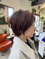 コレットヘア(Colette hair)&nbsp;【ISHIKAWA】ピンクブラウン／大人ショート／くびれショート