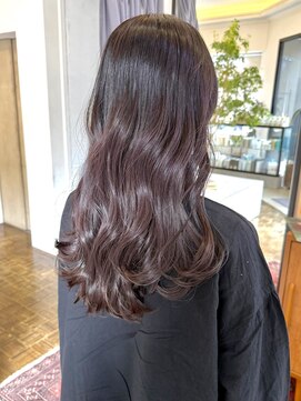 ヘアーアイスカルテット(HAIR ICI QUARTET) ブリーチなしカラー◎パープル春カラー×艶髪質改善