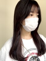 hyon myon/RISEbyREVO 綾瀬店【ヒョンミョン】&nbsp;ハッシュカット/デザインカラー/グレージュ[綾瀬駅/韓国ヘア]