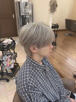 メルク(merc) レイヤー ボブ ショート インナーカラー 韓国
