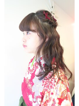 バンブーカーム 八柱店 卒業式ヘアーセット