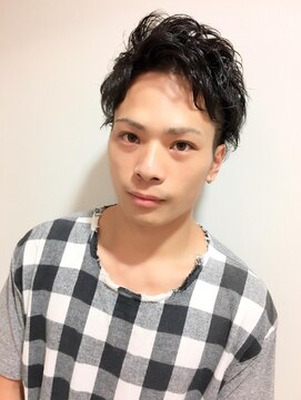 エルパティオ(EL PATIO) オールバック グランジ ツーブロックショート